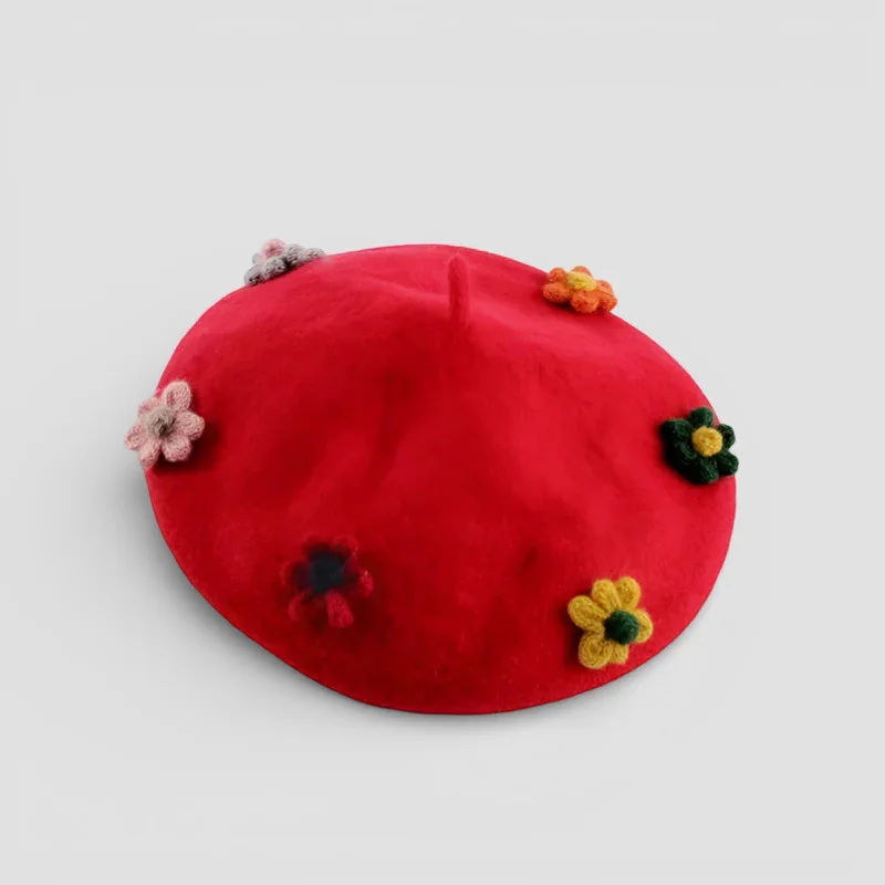 Beret with Flower