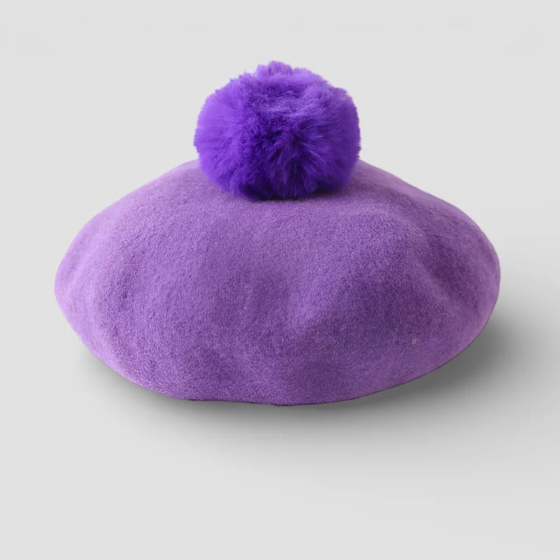 Beret With Pom