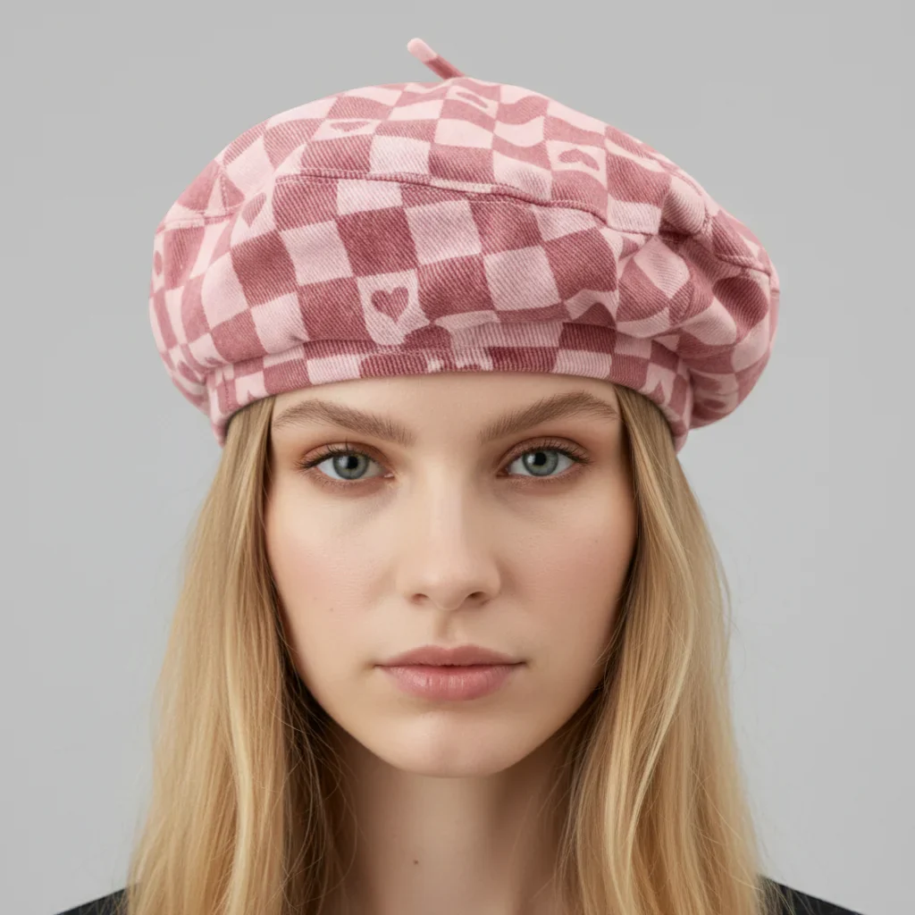 Check Beret - Image 2