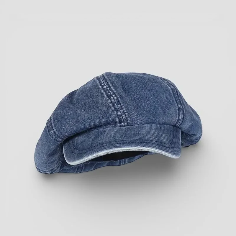 Cotton Denim Beret