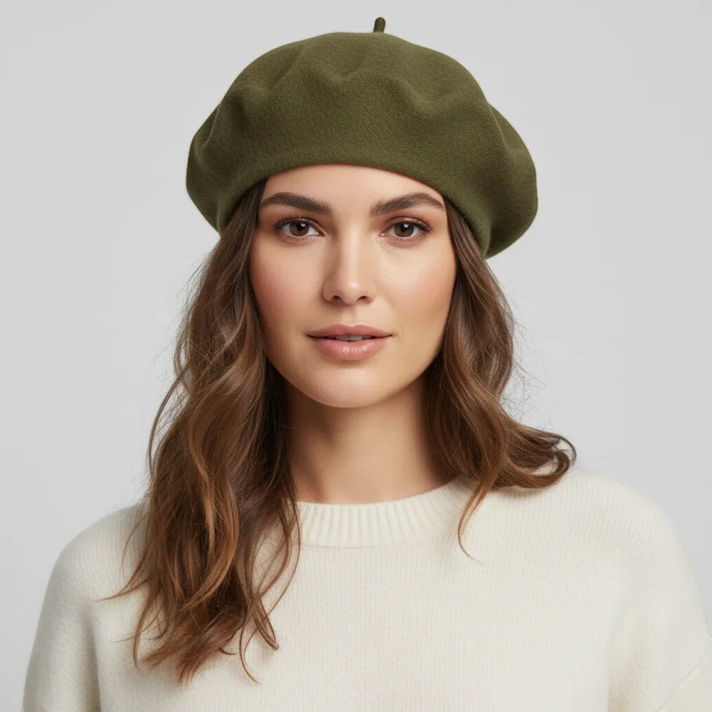Dark Green Beret - Image 2