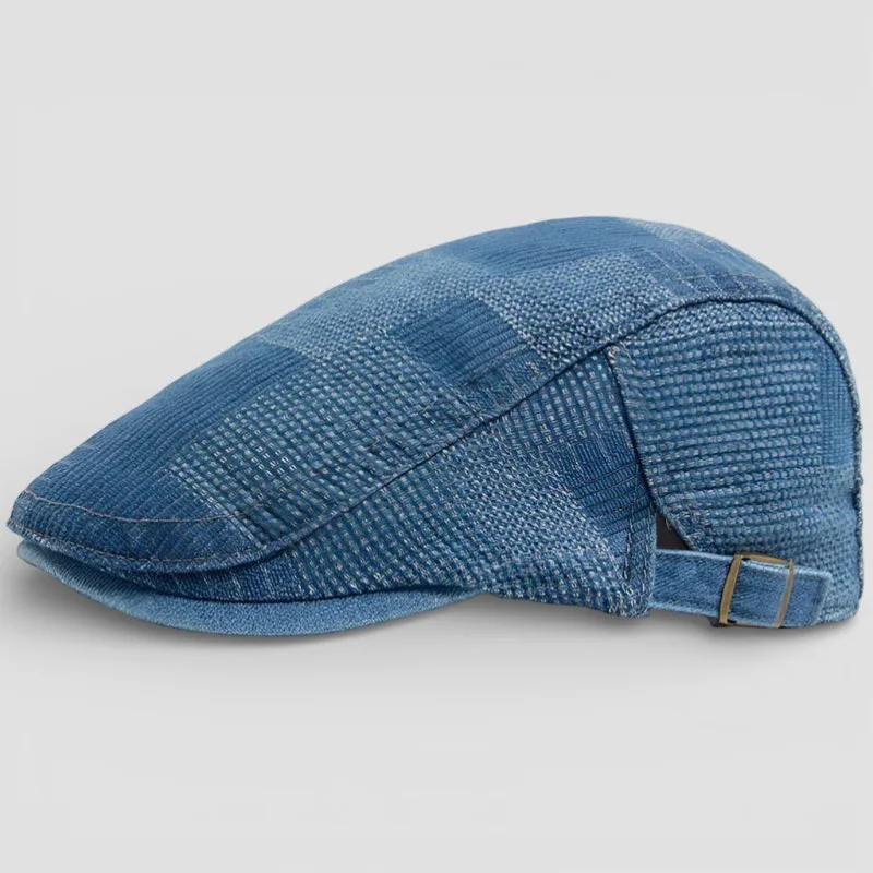 Denim Beret Cap