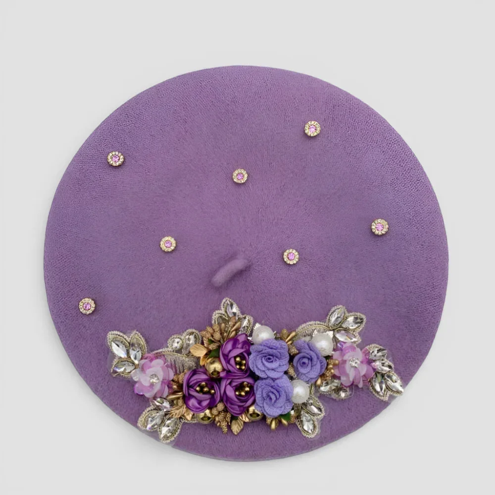 Flower Basque Beret