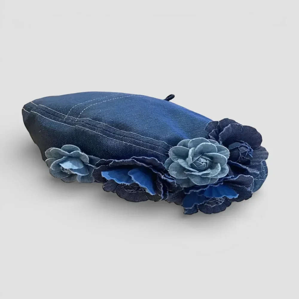 French Flower Beret