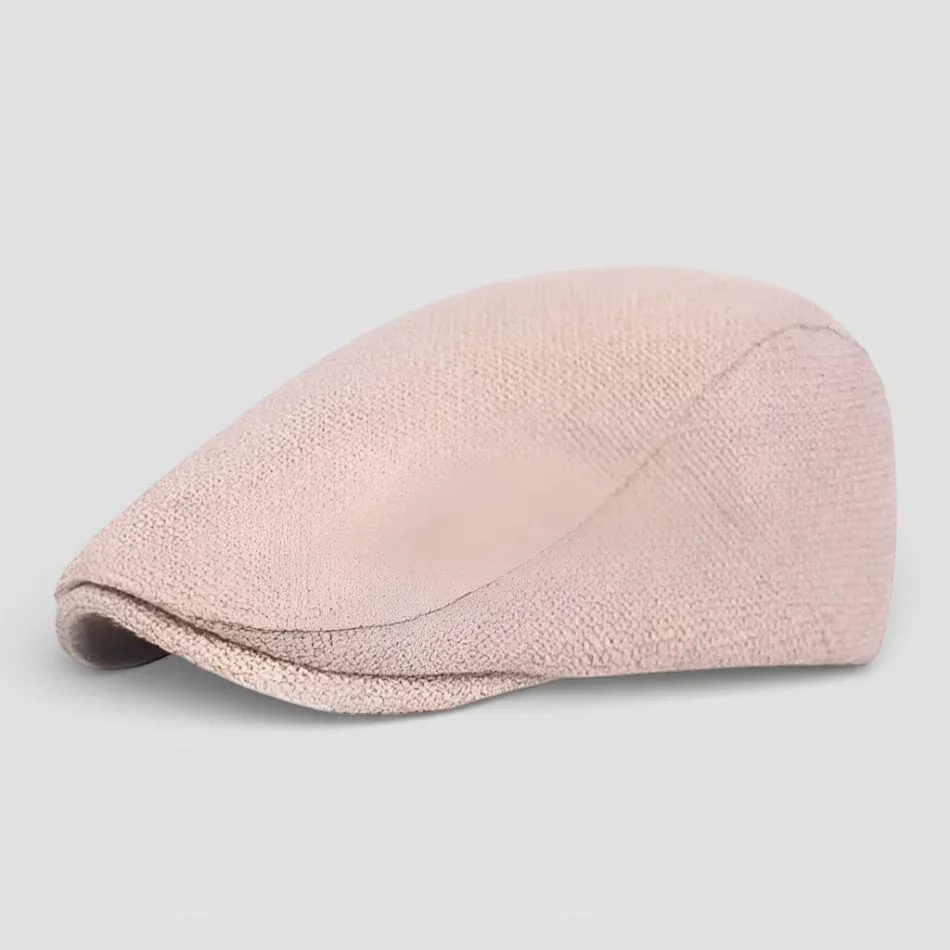 Khaki Flat Cap Beret