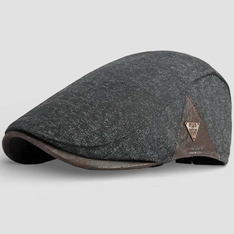 Leather Beret Caps