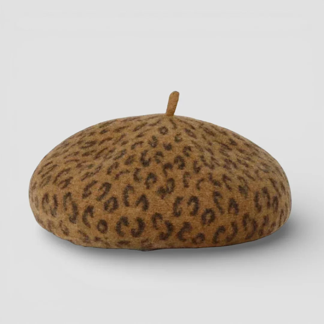 Leopard Beret
