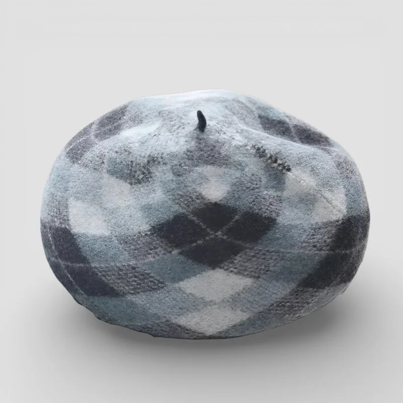 Plaid Beret