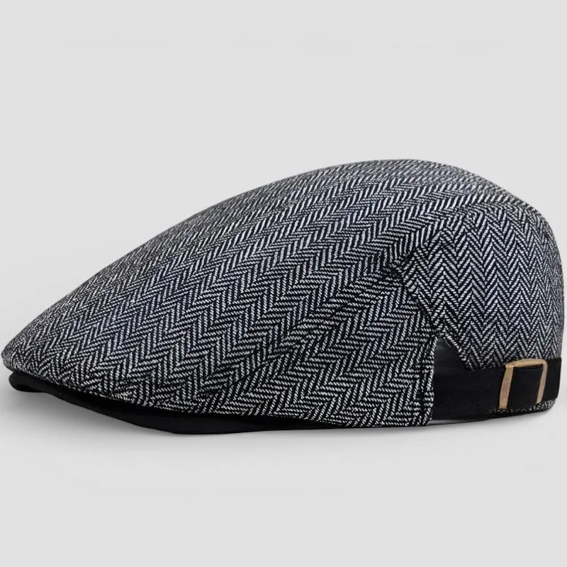 Plaid Beret Cap