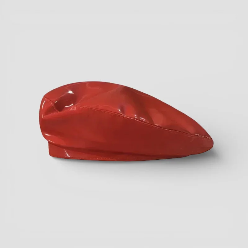 Red Leather Beret