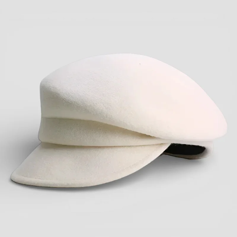 Wool Newsboy Hat Womens